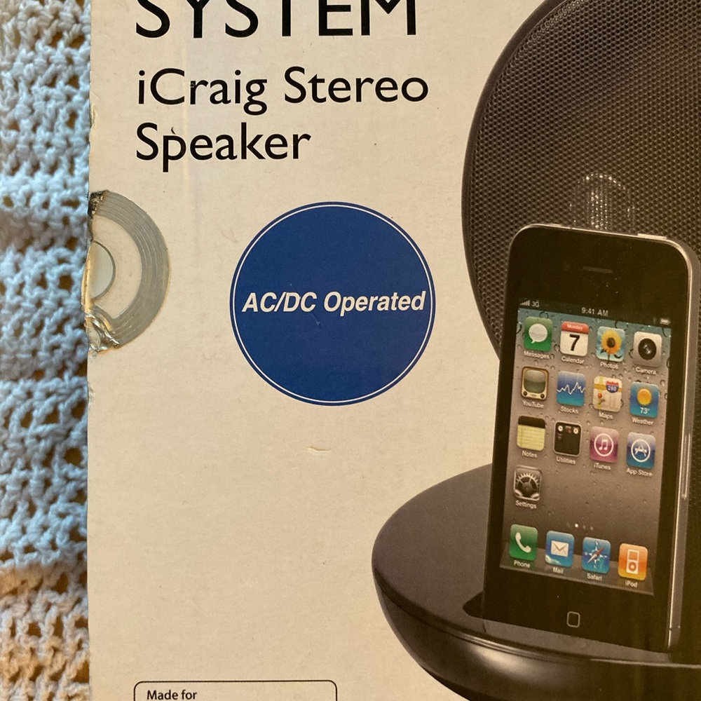 iCraig Stereo Speaker ! LOOk !